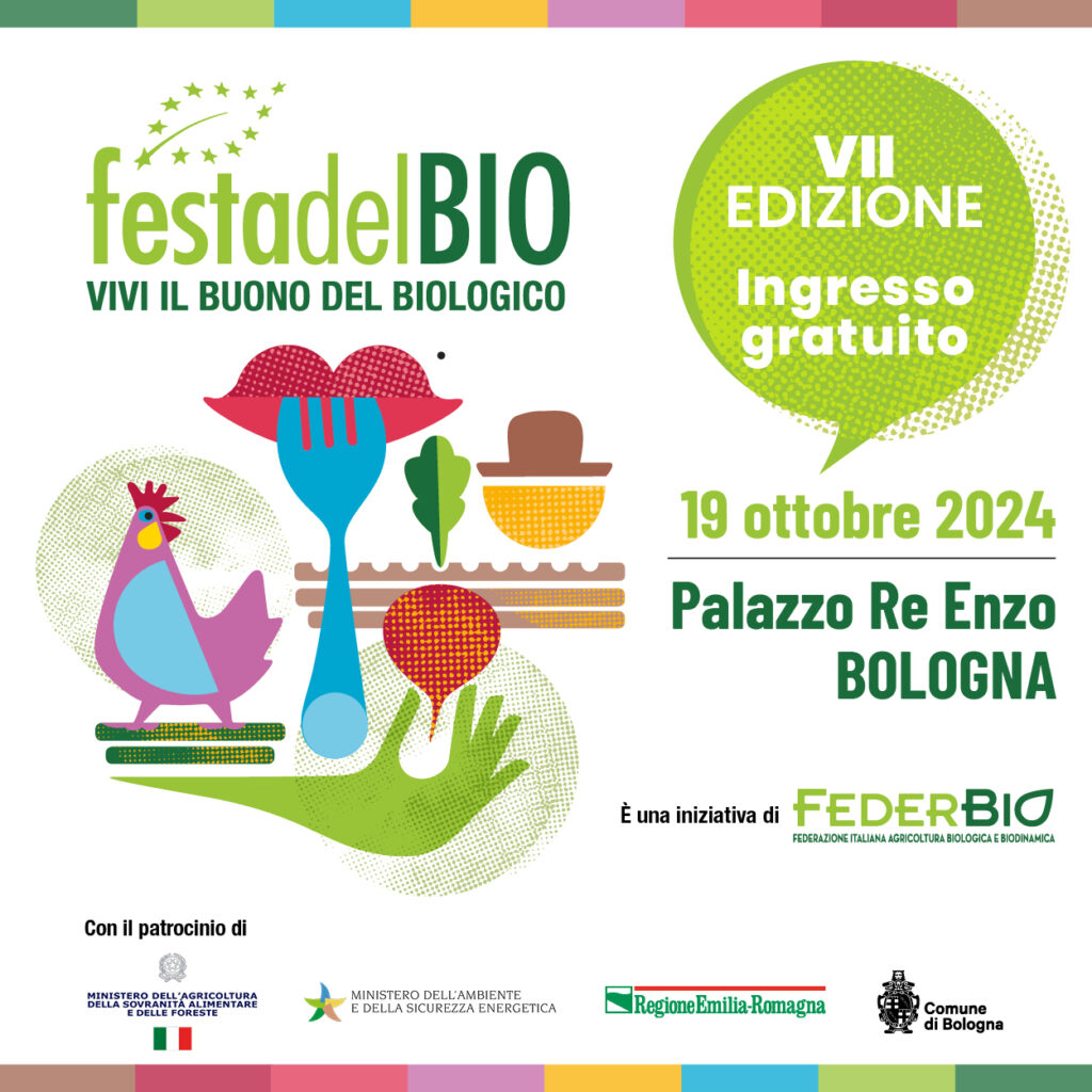 L’immancabile appuntamento con il mondo del biologico torna nelle principali piazze italiane in un clima festoso e conviviale.
Partecipa a questa fantastica occasione per scoprire i benefici del cibo biologico e di uno stile di vita più sano. Potrai gustare prelibatezze biologiche, incontrare esperti del settore e divertirti in compagnia. Il biologico è una scelta sana ed ecologica che rispetta l'ambiente e la tua salute, offrendoti prodotti di alta qualità, privi di sostanze chimiche di sintesi e additivi artificiali. Scopri il mondo del biologico e divertiti in un'esperienza gustosa e salutare.
Ti aspettiamo il 19 ottobre dalle ore 11:00 a Palazzo Re Enzo, in Piazza del Nettuno 1 a Bologna!